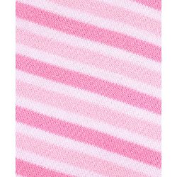 Babyhug 100% Cotton Half Cap Sleeves Stripe Onesie - Pink
