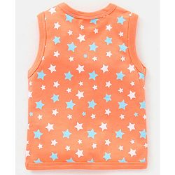 Babyhug 100% Cotton Heart Print Vests Pack of 5 - Multicolor