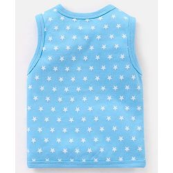 Babyhug 100% Cotton Heart Print Vests Pack of 5 - Multicolor