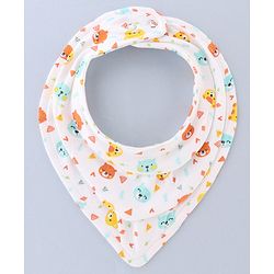 Babyhug Drool Bibs Pack of 5 - Multicolor