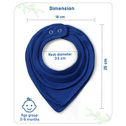 Babyhug Drool Bibs Pack of 5 - Multicolor