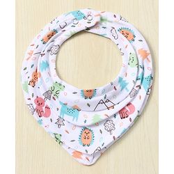 Babyhug Drool Bibs Pack of 5 - Multicolor