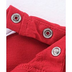 Babyhug Cotton Half Sleeves T-Shirt Text Printed - Red