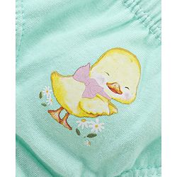 Babyhug 100% Cotton Floral & Duck Printed Panties Pack of 3 - Pink & White