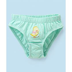 Babyhug 100% Cotton Floral & Duck Printed Panties Pack of 3 - Pink & White
