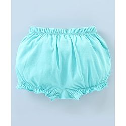 Babyhug 100% Cotton Floral Print Bloomers Pack of 3 - Pink Blue & White
