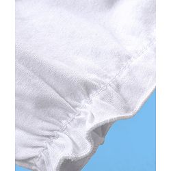 Babyhug 100% Cotton Solid Colour Bloomers Pack of 3 - White