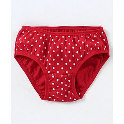 Babyhug 100% Cotton Panties Strawberry Print Pack of 3- Green & Pink