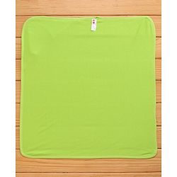 Babyhug Knitted Terry Hooded Towel Giraffe Embroidery - Green