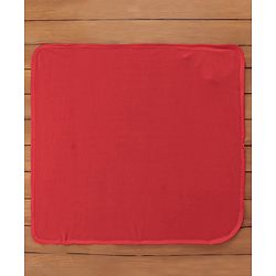 Babyhug Knit Terry Embroidered Hooded Towel Vehicle Print - Red
