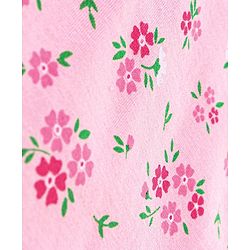 Babyhug 100% Cotton Sleeveless Antibacterial Slips Floral Print Pack of 3 - Yellow & Pink