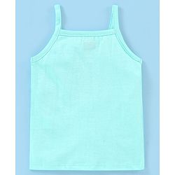 Babyhug 100% Cotton Sleeveless Antibacterial Slips Floral Print Pack of 3 - Pink Beige & Blue