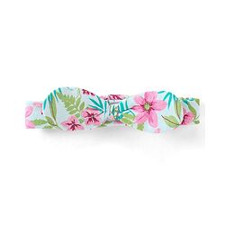 Babyhug 100% Cotton Sleeveless Floral Printed Onesies with Hairband and Mittens Booties - Multicolour