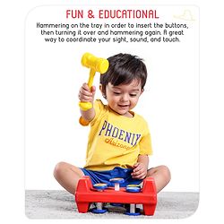 Babyhug Mini Activity Bench Hammer Toy - Multicolour