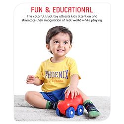 Babyhug Mini Truck Play Vehicle - Red & Blue