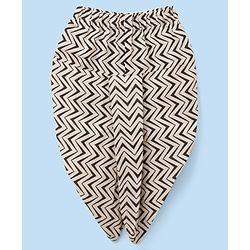 Babyhug Cotton Flex Full Sleeves Printed Kurta & Dhoti - Off White