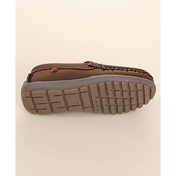 Cute Walk by Babyhug Slip On Formal Shoes - Brown