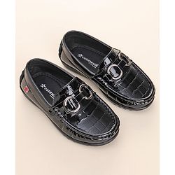 Cute Walk by Babyhug Slip On Party Wear Shoes - Black