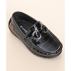 Cute Walk by Babyhug Slip On Party Wear Shoes - Black