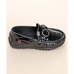 Cute Walk by Babyhug Slip On Party Wear Shoes - Black