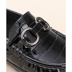 Cute Walk by Babyhug Slip On Party Wear Shoes - Black