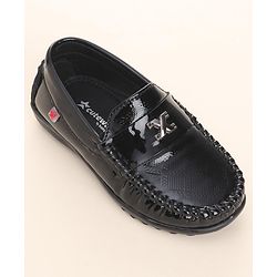 Cute Walk by Babyhug Slip On Party Wear Shoes - Black