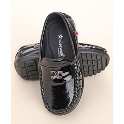 Cute Walk by Babyhug Slip On Party Wear Shoes - Black