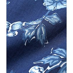 Babyhug 100% Cotton Woven Full Sleeves Kurta with Payjama Set Floral Print - Blue