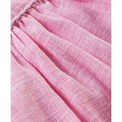 Babyhug 100% Cotton Sleeveless Ethnic Dress - Pink