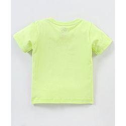 Babyhug Cotton Half Sleeves T-Shirt Tom & Jerry Print - Lime Green