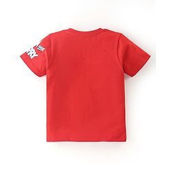 Babyhug Cotton Half Sleeves T-Shirt Tom and Jerry Print - Red