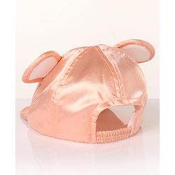 Babyhug Cotton Minnie Embroidered Disney Baseball Cap Pink - Circumference 44 cm