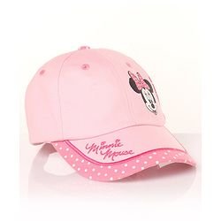 Babyhug Cotton Disney Minnie Mouse  Printed  Baseball Cap Pink - Circumference 54 cm