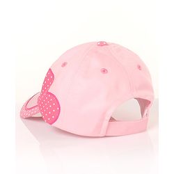Babyhug Cotton Disney Minnie Mouse  Printed  Baseball Cap Pink - Circumference 54 cm