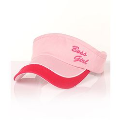 Babyhug Cotton Text Printed Baseball Cap Pink - Circumference 54 cm