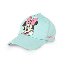 Babyhug Cotton Disney Minnie Mouse Print Baseball Cap Mint Green - Circmference 53 cm