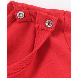 Babyhug Cotton Half Sleeves T-Shirt Mickey Mouse Besties Print Print - Red