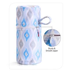 Babyhug Feeding Bottle Cover with Zip Star Print Pink - Fits Upto 280 ml Bottle