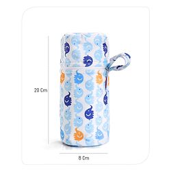 Babyhug Feeding Bottle Cover with Zip Star Print Pink - Fits Upto 280 ml Bottle