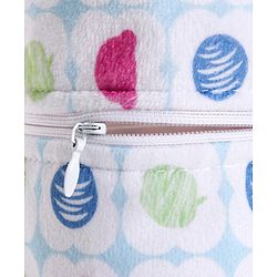 Babyhug Feeding Bottle Cover with Zip Star Print Pack Of 2 Blue   - Fits Upto 330 ml Each