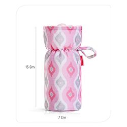 Babyhug Feeding Bottle Cover Star Print Pack of 2 Blue - Fits Upto 200 ml Bottle