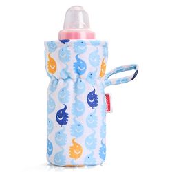 Babyhug Feeding Bottle Cover Star Print Pack of 2 Blue - Fits Upto 200 ml Bottle