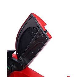 Babyhug Battery Operated Small Ride on Car with Scissor Doors Music & Light  Red| Openable Wing Doors| Wide Comfortable Seat| Pre-loaded Music with USB & AUX| Easy to Assemble| Easy to Operate| Forward & Reverse Drive| Rechargeable Battery