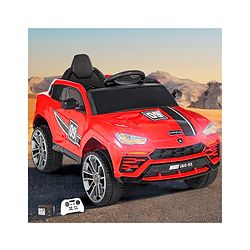 Babyhug Battery Operated Electrical Suv Ride On Jeep With Remote Control Music & Lights - Red