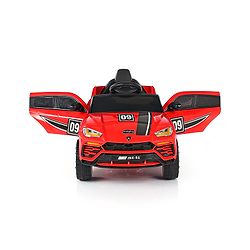 Babyhug Battery Operated Electrical Suv Ride On Jeep With Remote Control Music & Lights - Red