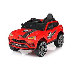 Babyhug Battery Operated Electrical Suv Ride On Jeep With Remote Control Music & Lights - Red