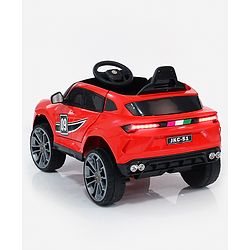 Babyhug Battery Operated Electrical Suv Ride On Jeep With Remote Control Music & Lights - Red