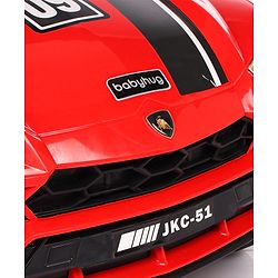 Babyhug Battery Operated Electrical Suv Ride On Jeep With Remote Control Music & Lights - Red