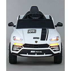 Babyhug Battery Operated Electrical Suv Ride On Jeep With Remote Control Music & Lights - Red