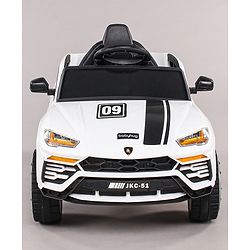 Babyhug Battery Operated Electrical Suv Ride On Jeep With Remote Control Music & Lights - Red